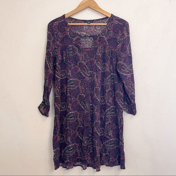 American Eagle Outfitters Dresses & Skirts - American Eagle Paisley Long Sleeve Mini Dress